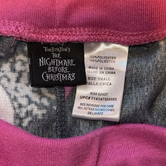 Tim Burton's The Nightmare Before Christmas velour pajama pants - Picture 5 of 6